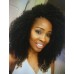 Kinky Curly 360 Lace Front Wig for Black Woman 150 Density Virgin Brazilian Human Hair Lace Frontal Wig Pre Plucked Natural Hair line with Baby Hair